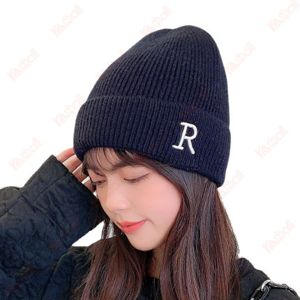 warm chunky beanie hat wool material